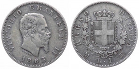 Vittorio Emanuele II (1861-1878) 1 Lira "Stemma" 1963 - Zecca di Milano - Ag - Gig. 64
n.a.

 Shipping only in Italy