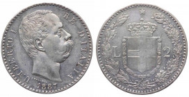 Umberto I (1878-1900) 2 lire 1887 del II° Tipo - Ag - Gig. 31
n.a.

 Shipping only in Italy