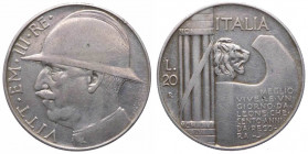 Vittorio Emanuele III (1900-1943) 20 Lire "Elmetto" 1928 anno VI - NC - Ag - Gig. 44
n.a.

 Shipping only in Italy