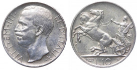 Vittorio Emanuele III (1900-1943) 10 Lire "Biga" 1929 ** (due rosette) - Ag - Gig. 58a
n.a.

 Shipping only in Italy