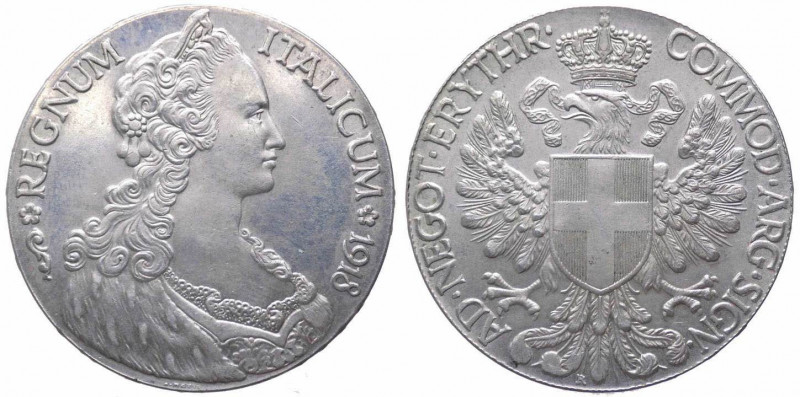 Eritrea - Vittorio Emanuele III (1900-1943) Tallero d'Italia 1918 - RARA - Ag - ...