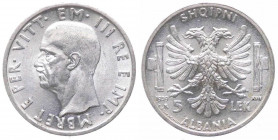 Albania - Vittorio Emanuele III (1939-1943) 5 Lek 1939 anno XVII - Gig.2 - Ag
qFDC

 Shipping only in Italy