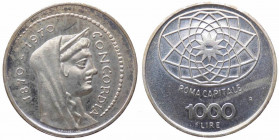 Repubblica italiana - Monetazione in Lire (1946-2001) 1000 Lire 1970 "100° Roma Capitale" - C - Gig.1 - Ag
FDC

 Worldwide shipping