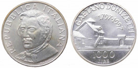 Repubblica italiana - Monetazione in Lire (1946-2001) 1000 Lire 1997 "Gaetano Donizzetti" - NC - Gig.474 - Ag
FDC

 Worldwide shipping