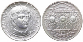 Repubblica italiana - Monetazione in Lire (1946-2001) 1000 Lire 2000 "Giordano Bruno" - NC - Gig.484 - Ag
FDC

 Worldwide shipping