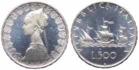 Monetazione in Lire (1946-2001) 500 Lire "Caravelle" 1969 - Ag - Gig. 17
n.a.

 Worldwide shipping
