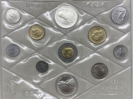 Monetazione in Lire (1946-2001) - serie 1994 - composta da 11 valori - L 1000 "Tintoretto" (Ag) - L 500 (Ag) - L 500 "Pacioli" - L 200 "Carabinieri" -...