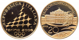 Repubblica Italiana - Monetazione in Euro (dal 2002) 20 Euro 2005 "XX Olimpiadi Invernali Torino 2006 - III°Emissione" - In confezione completa di sca...