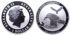 Australia - Regina Elisabetta II (1966-2022) 1 Dollaro (1 Oncia) 2018 - "Aquila codacuneata" - Ag
FS

 Worldwide shipping