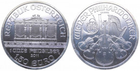 Austria - Repubblica d'Austria (dal 1955) monetazione in Euro (dal 2002) 1,50 Euro (1 Oncia) 2011 commemorativa del 25°annversario della fondazione de...