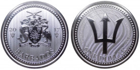 Barbados - Regina Elisabetta II (1970-2020) 1 Dollaro (1 Oncia) 2017 - "Tridente" - Ag
FS

 Worldwide shipping