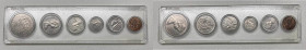Canada - Elisabetta II (dal 1952) Serie del 1971 composta da 6 valori: 1 Dollaro; 50 Cents; 25 Cents; 10 Cents; 5 Cents; 1 Cent - in confezione
n.a....