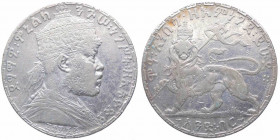 Etiopia, Menelik II (1889-1913), birr, EE 1892 (1899/1900), KM 19, Ag
MB

 Shipping only in Italy