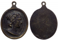 Italia, XIX-XX secolo, medaglia uniface con volto di donna; Ae - gr. 33,28 - Ø mm40x44
BB

 Shipping only in Italy