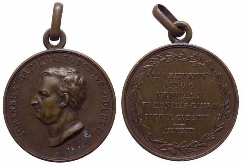 Italia, medaglietta commemorativa del centesimo anniversario della scomparsa di ...