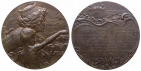 Italia, medaglie in onore della baleniera "Stella Polare", 1900; Ae; la baleniera Stella Polare ha accompagnato la spedizione di Luigi Amedeo di Savoi...