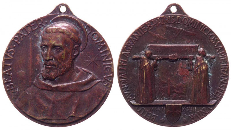 Medaglia emessa nel 1953 commemorativa della traslazione delle spoglie di S. Dom...