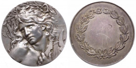 Francia, XIX - XX secolo, medaglia premio con raffigurazione di Apollo Citaredo; opus Loudray; Ag? - gr. 83,50 - Ø mm50
SPL

 Shipping only in Ital...