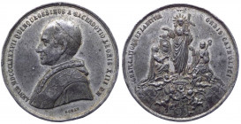 Leone XIII (Vincenzo Gioacchino Pecci) 1878-1903 medaglia straordinaria emessa il 31-12-1887 commemorativa del Giubileo Sacerdotale di Leone XIII e l'...