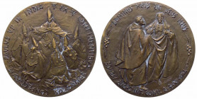 Città del Vaticano, Paolo VI (1963-1978), medaglia per il viaggio in India, 1964, opus Senesi; Ae - gr. 37,62 - Ø mm44
FDC

 Worldwide shipping