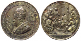 Pio IX (Giovanni Maria Mastai Ferretti) 1846-1878 medaglia straordinaria per il Concilio Ecumenico 1869 Anno XXIV - opus Moscetti C. - Bart. XXIV/11 -...