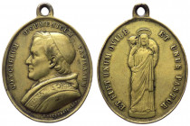 Pio IX (Giovanni Maria Mastai Ferretti) 1846-1878 medaglia straordinaria commemorativa della seduta del Concilio Ecumenico dell' 8 Dicembre 1869 con G...