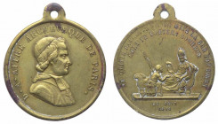 Francia, medaglia devozionale del Cardinale Affre, 1848; Ae. - gr. 4.66 - Ø mm24
SPL

 Shipping only in Italy
