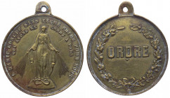 Francia, medaglietta devozionale con la Vergine Immacolata; XIX secolo; Ae - gr. 6 - Ø mm28
mBB

 Shipping only in Italy