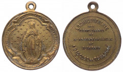 Francia, medaglietta devozionale della Basilica di San Sernin, della diocesi di Tolosa, seconda metà del XIX secolo; Ae - gr. 8,76 - Ø mm27
SPL

 S...