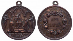 Francia, medaglia "reine du très saint rosaire", città di Lione, XIX secolo; Ae; BB, pulito. - gr. 12.85 - Ø mm32
BB

 Shipping only in Italy