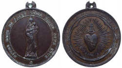 Francia, medaglia devozionale di Nostra Signora del Sacro Cuore, XIX secolo circa; Ae, pulito. - gr. 25 - Ø mm38
BB

 Shipping only in Italy