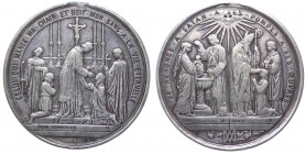 Francia, medaglia devozionale ricordo della prima Comunione, 1889; Ae, BB. - gr.7.61 - Ø mm33
BB

 Shipping only in Italy