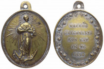 Italia, medaglietta devozionale per il Dogma dell'Immacolata; 1854; Ae - gr. 8,16 - Ø mm28x 32
SPL

 Shipping only in Italy