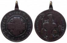 Italia, medaglietta devozionale con San Benedetto; XVIII-XIX secolo; Ae - gr. 16,36 - Ø mm34
BB

 Shipping only in Italy