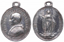 Italia, medaglietta devozionale a nome di Leone XIII (1878-1903) con raffigurazione dell'Immacolata, opus Bianchi; WM - gr. 9,08 - Ø mm23x26
qSPL

...