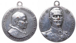 Italia, medaglietta per i Patti Lateranensi con Pio XI (1922-1939) e Vittorio Emanuele III (1900-1943), 1929; WM - gr. 8,72 - Ø mm26
mBB

 Shipping...