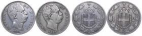 Umberto I (1878-1900) Lotto da 2 esemplari: 2 Lire 1886 - Ag; 2 Lire 1897 - Ag
n.a.

 Shipping only in Italy
