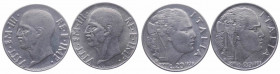 Regno d'Italia - Vittorio Emanuele III (1900-1943) - Lotto 2 monete: 20 centesimi 1939 XVII Impero - Antimagnetica; 20 Centesimi 1939 Anno XVIII "Impe...
