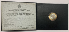 SAN MARINO 500 Lire 1975 - Scalpellino AG; SAN MARINO 500 Lire 1976 - Sicurezza Sociale AG; SAN MARINO 1.000 Lire 1977 - Brunelleschi AG; SAN MARINO 1...