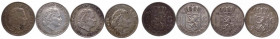 Paesi Bassi - Regina Giuliana (1949- 980) Lotto da 4 esemplari: 1 Gulden 1954 - Ag; 1 Gulden 1955 - Ag; 1 Gulden 1956 - Ag; 1 Gulden 1957 - Ag
n.a.
...