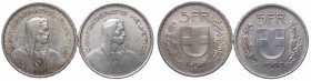 Svizzera - Confederazione Elvetica (dal1850) Lotto da 2 esemplari: 5 Franchi 1967 - Ag; 5 Franchi 1969 - Ag
n.a.

 Worldwide shipping