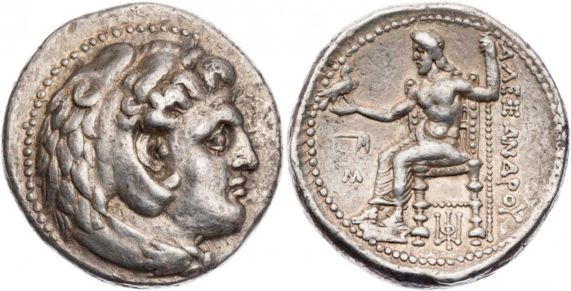 MAKEDONIEN, KÖNIGREICH
Alexander III., 336-323 v. Chr. AR-Tetradrachme 325-323 ...