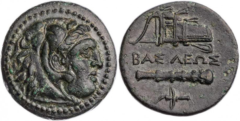 MAKEDONIEN, KÖNIGREICH
Alexander III., 336-323 v. Chr. AE-Tetrachalkon 323-310 ...