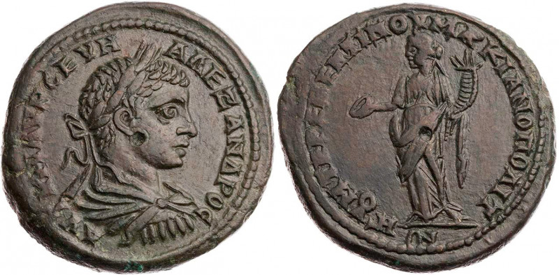 MOESIA INFERIOR MARKIANOPOLIS
Severus Alexander, 222-235 n. Chr. AE-Tetrassario...