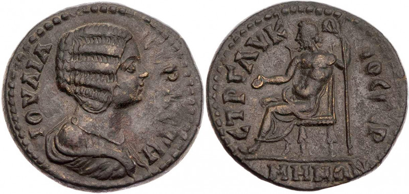 MYSIEN GERME
Iulia Domna, Gemahlin des Septimius Severus, 193-211 n. Chr. AE-As...