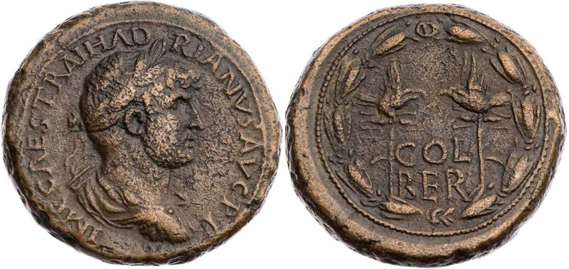 PHOENIZIEN BERYTOS
Hadrianus, 117-138 n. Chr. AE-Dupondius 128-138 n. Chr. Vs.:...