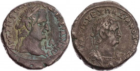 ÄGYPTEN ALEXANDRIA
Vespasianus, 69-79 n. Chr. BI-Tetradrachme 69 n. Chr. (= Jahr 1) Vs.: Kopf mit Lorbeerkranz n. r., rechts im Feld Jahresangabe, Rs...