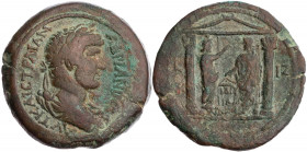 ÄGYPTEN ALEXANDRIA
Hadrianus, 117-138 n. Chr. AE-Drachme 132/133 n. Chr. (= Jahr 17) Vs.: gepanzerte und drapierte Büste mit Lorbeerkranz n. r., Rs.:...