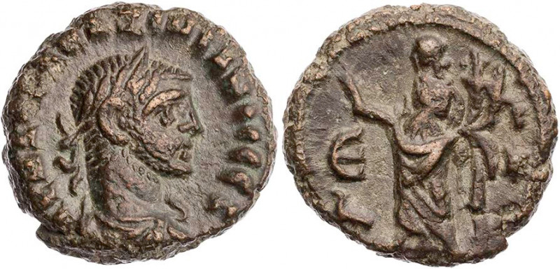 ÄGYPTEN ALEXANDRIA
Maximianus I. Herculius, 1. Regierung, 286-305 n. Chr. AE-Te...