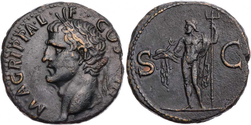 RÖMISCHE KAISERZEIT
Agrippa, gest. 12 v. Chr., geprägt unter Caligula, 37-41 n....